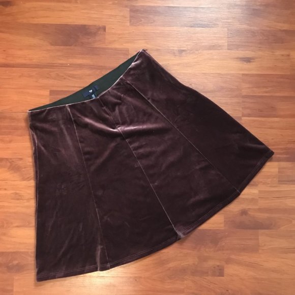 Purple Velvet Skirt - Picture 1 of 1